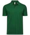 T1200 1200 Tee Jays Power Organic Piqué Polo Shirt Forest Green colour image